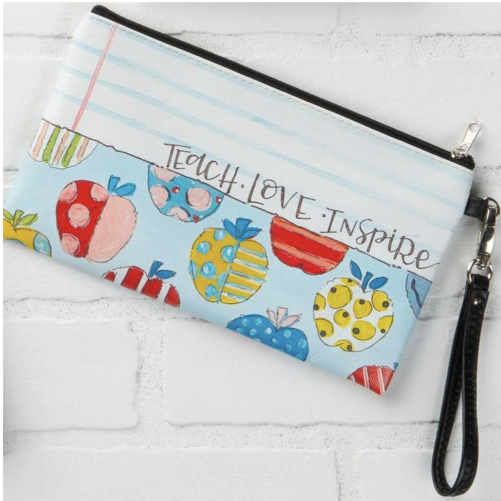 Teach Love Inspire Zippered Bag